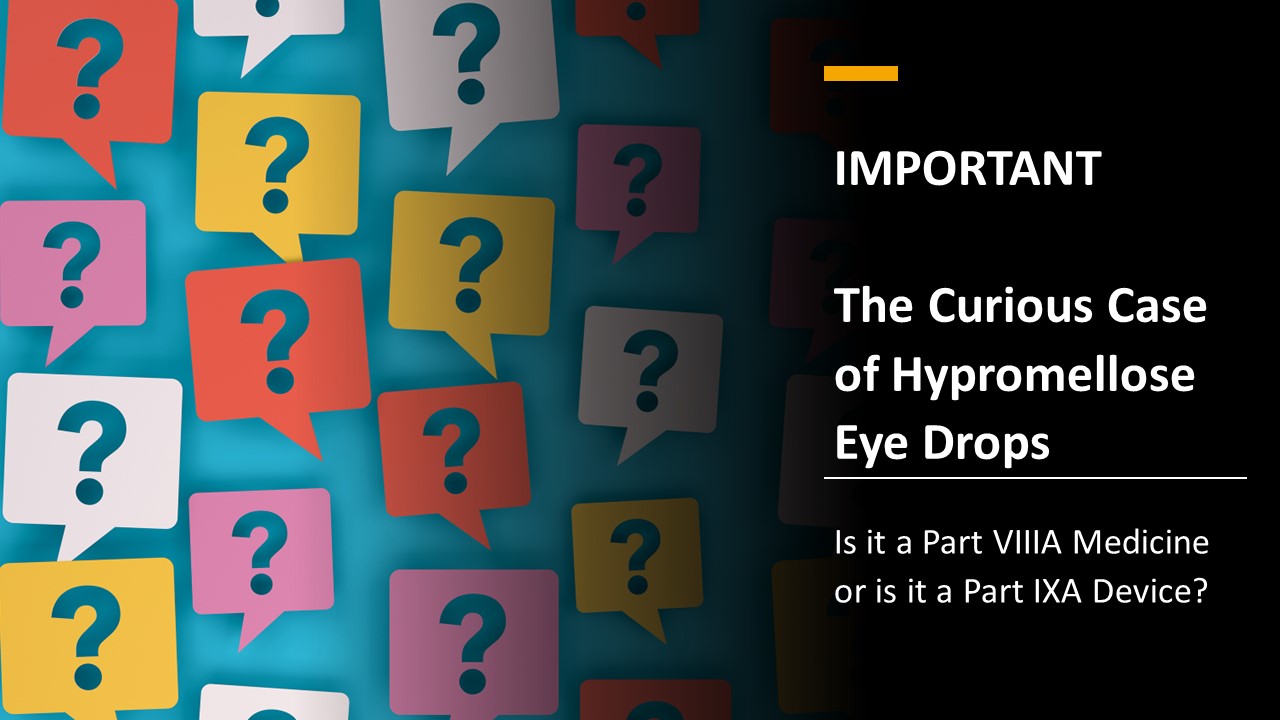 Are Your Hypromellose Eye Drops Prescriptions Being Returned